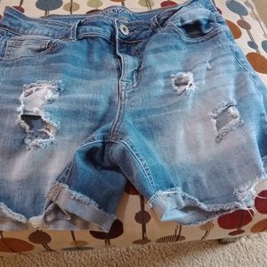 Women's blue jean shorts Maurices